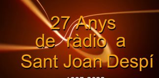 27 años… ¡De Ràdio Despí!